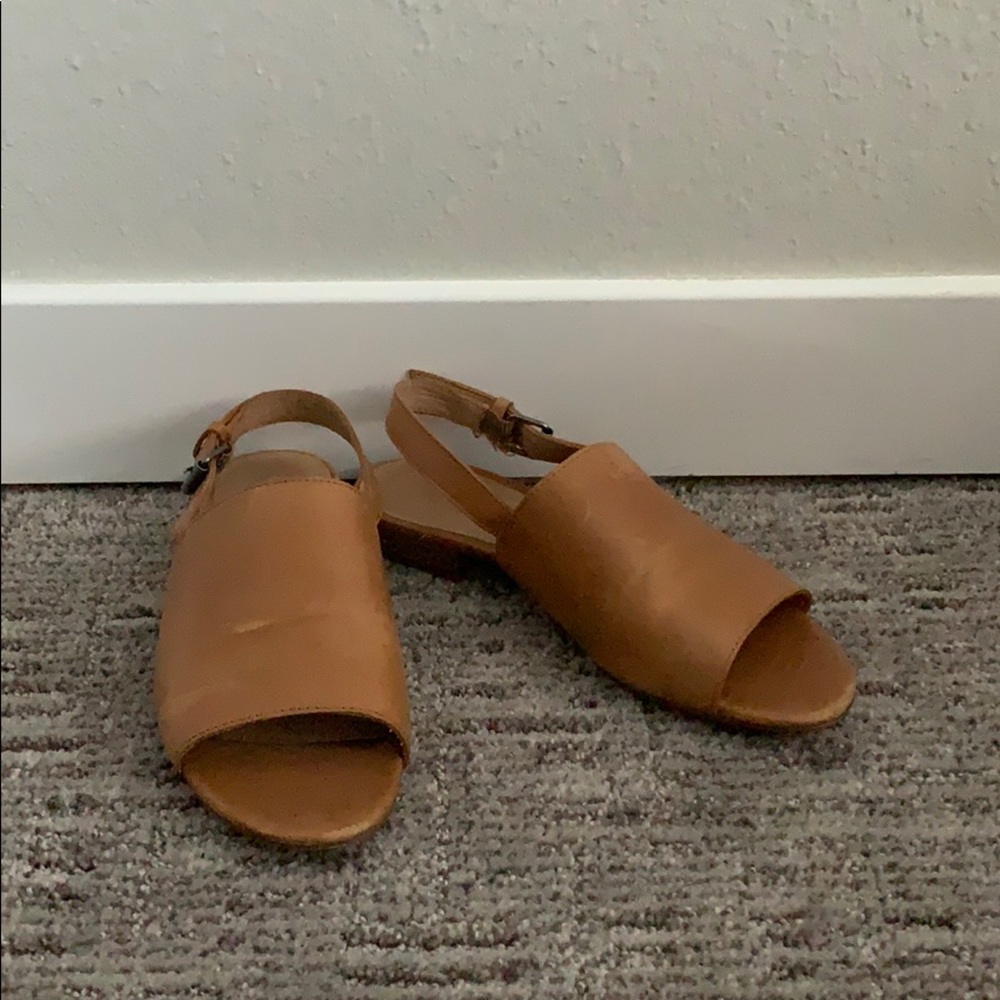 Madewell Noelle Slingback in Leather Sz 5